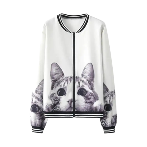 Sweat Chat Manches Longues: Confort Et Style Félin Pour Femme - s Transparent Background