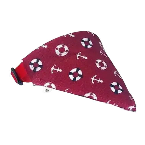 Bandana élégant Pour Chat Avec Fermeture à Clipse - Marine / s Transparent Background