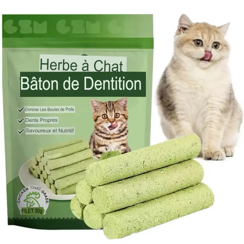Bâton de Dentition à Herbe Chat pour Chats