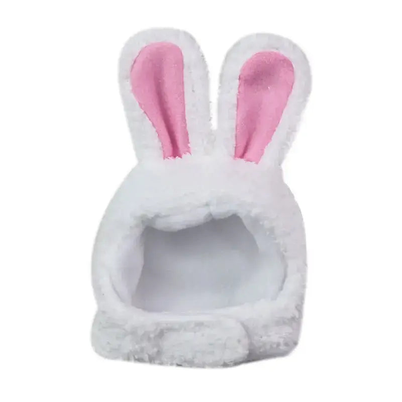 Chapeau de lapin doux et mignon - Bonnet de lapin blanc avec oreilles roses pour une Douceur inégalée