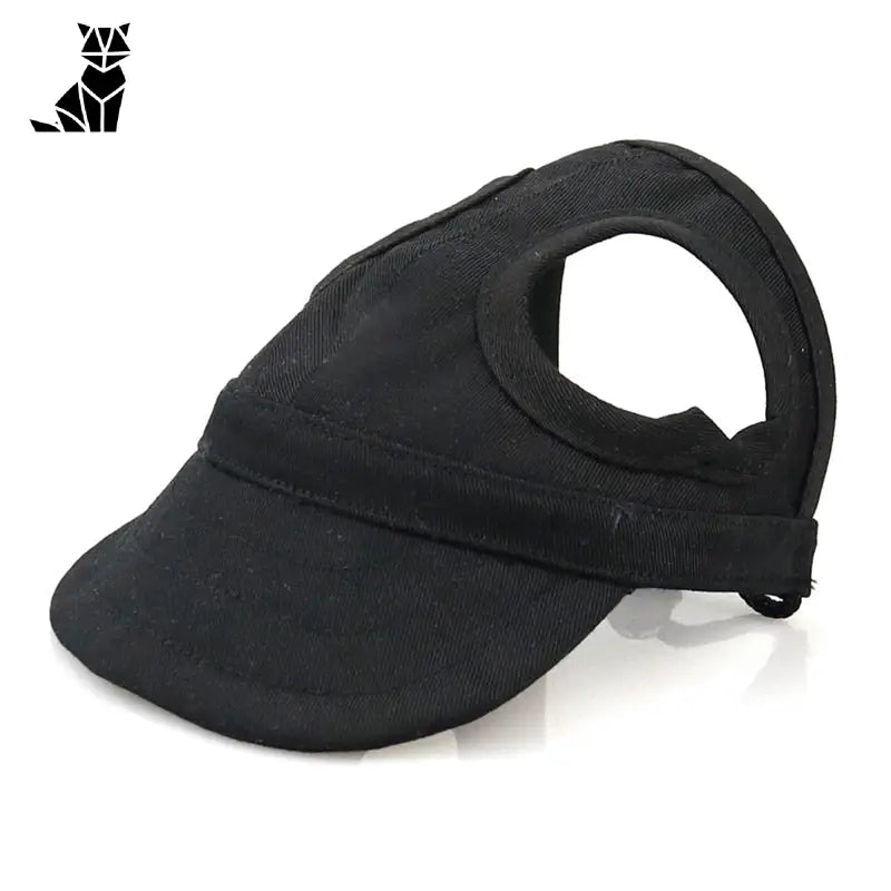 Casquette pour Chien Noir Uni