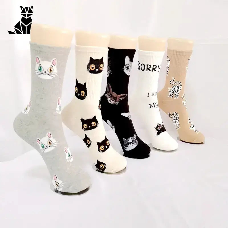 Chaussettes Chat Mignonnes Pour Un Style Irrésistible Et Confortable