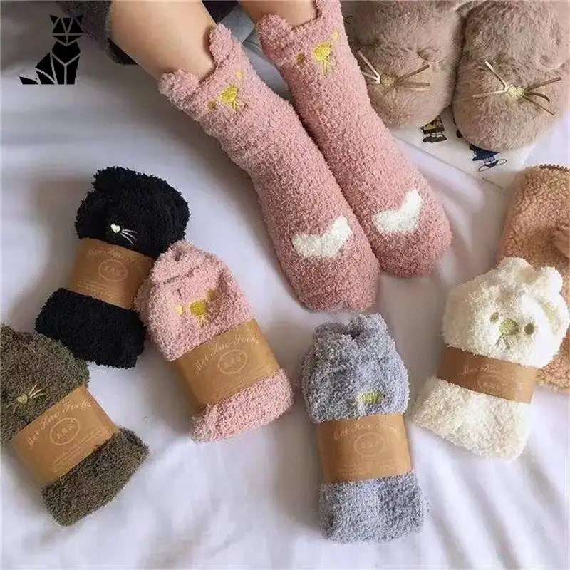 Chaussettes Motif Chat: Douceur Et Tendresse Pour Le Télétravail