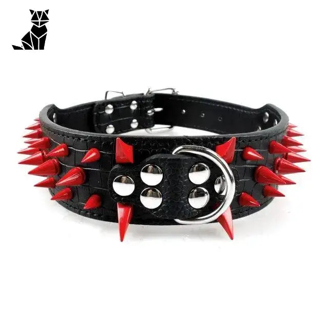 Collier Chien Clouté Ajustable Ultra Confortable Noir 3 / s