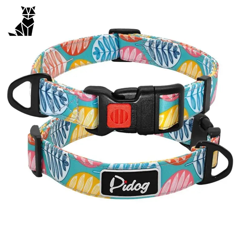 Collier Chien En Nylon Avec Laisse