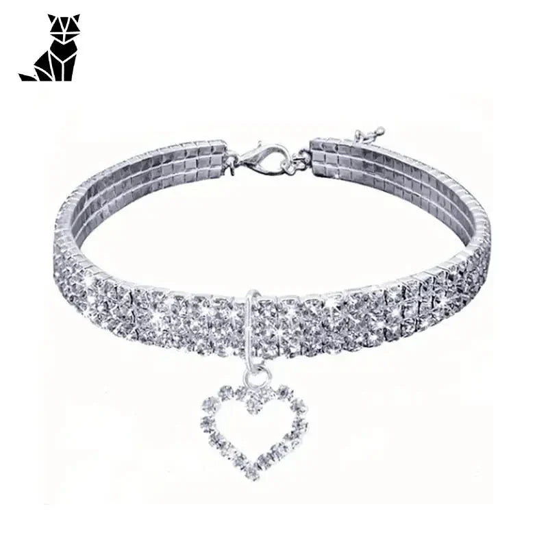 Collier pour chat avec diamants