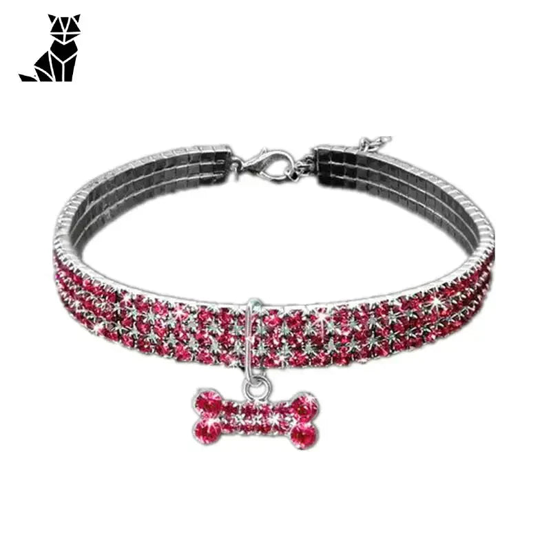 Collier pour chat avec diamants