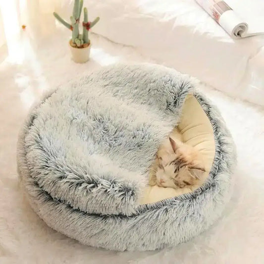 Coussin Chat En Tissu Sherpa: La Petite Bulle Protectrice Idéale