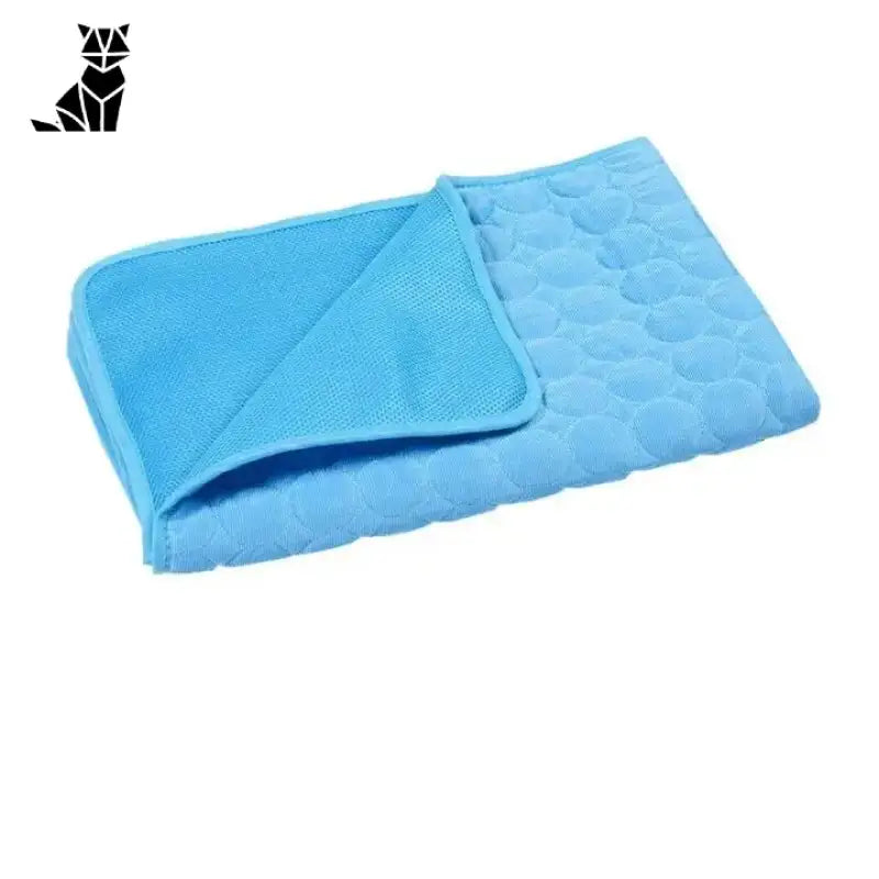 Couverture Rafraichissante En Fibre High Tech Pour Chats - Bleu / Xs - 30x40cm