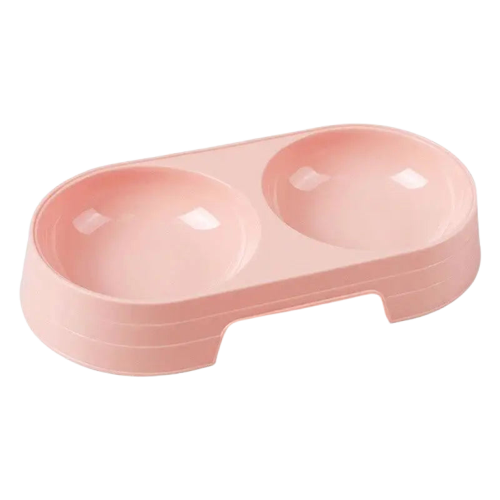 Gamelle Orthopédique Double Emploi: Eau et Croquettes Transparent Background