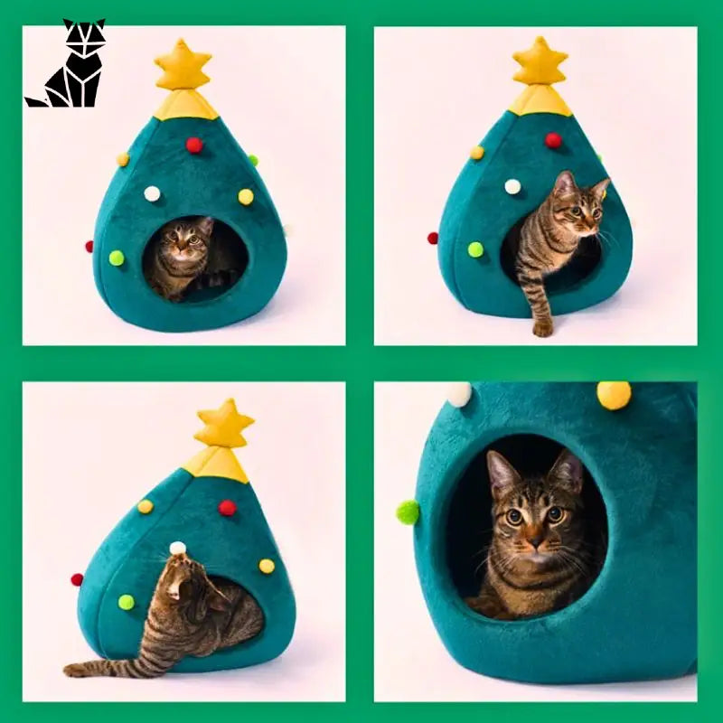 Niche de noël pour chat | Chapin™