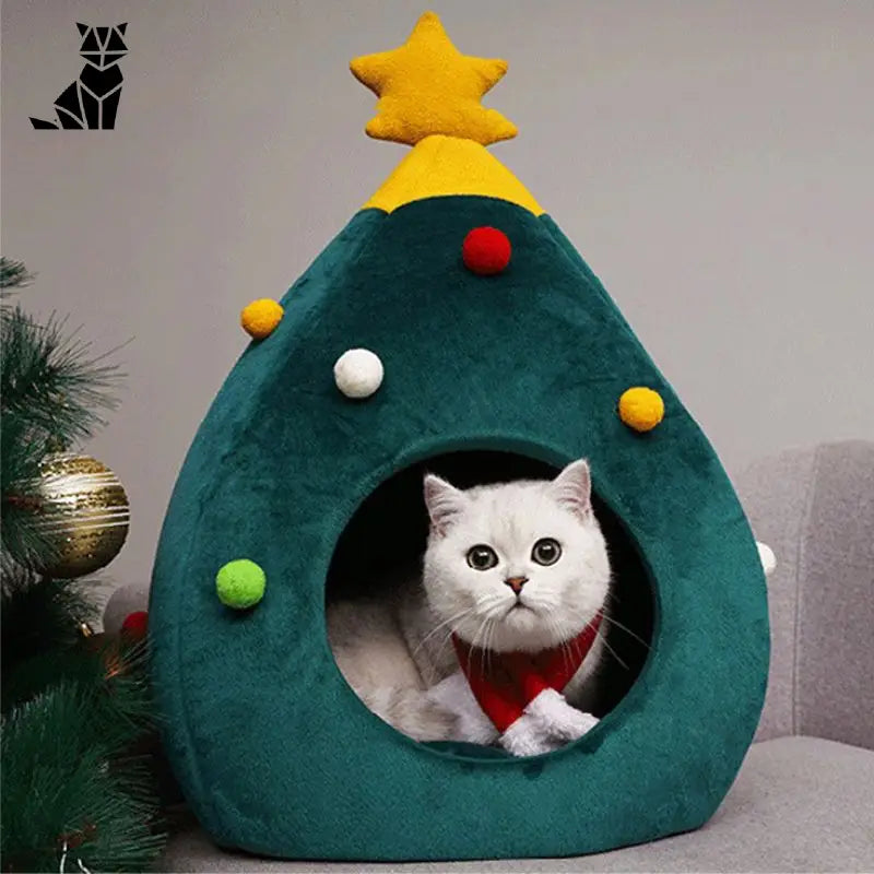 Niche de noël pour chat | Chapin™