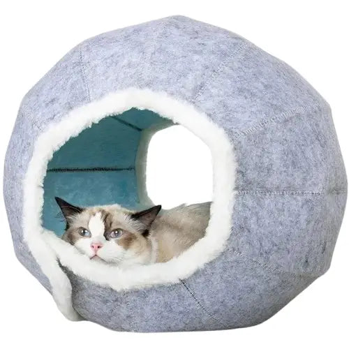 Panier Chat En Peluche Pour Un Sommeil Douillet Et Réparateur Transparent Background