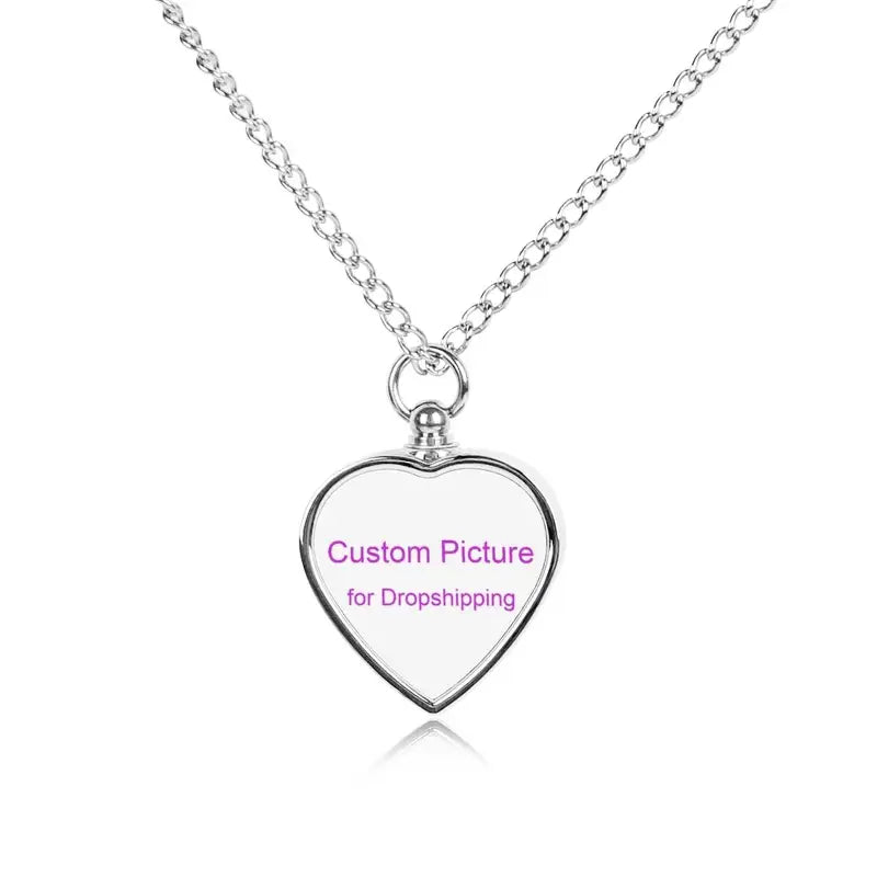 Personnalisez votre propre collier en forme de cœur - un pendentif souvenir tangible