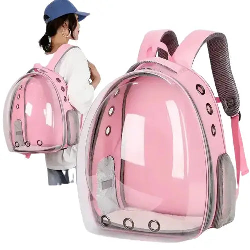 Sac à dos pour Chat Transparent: Voyage Unique Chiens