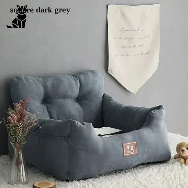 Lit pour chien et ours en peluche à l’intérieur du sac de transport universel avec sécurité intégrée pour les animaux