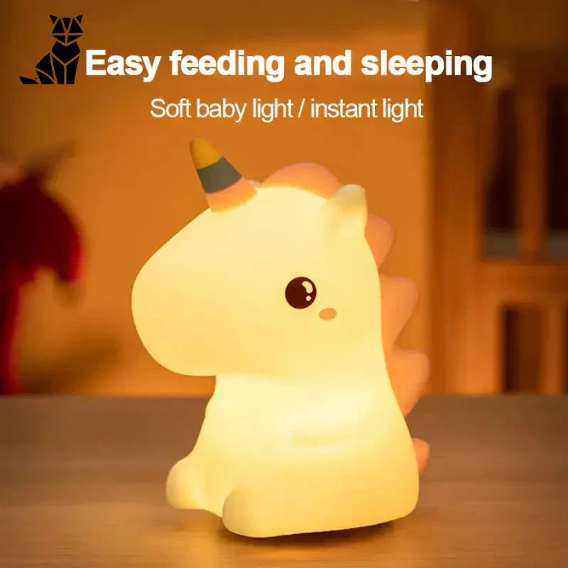 Mignonne veilleuse LED - Adorable licorne Veilleuse pour un éclairage doux et délicat